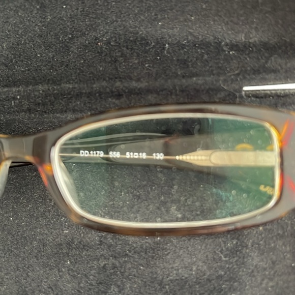 Dolce & Gabbana Tortoise Eyeglass Frames DD 179 566 & Case - Picture 6 of 7